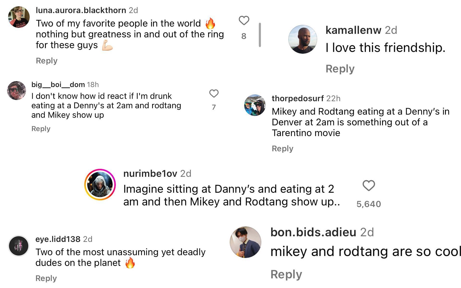 Instagram comments